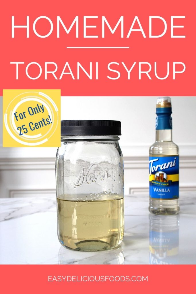 Torani Syrup Copy Cat Recipe