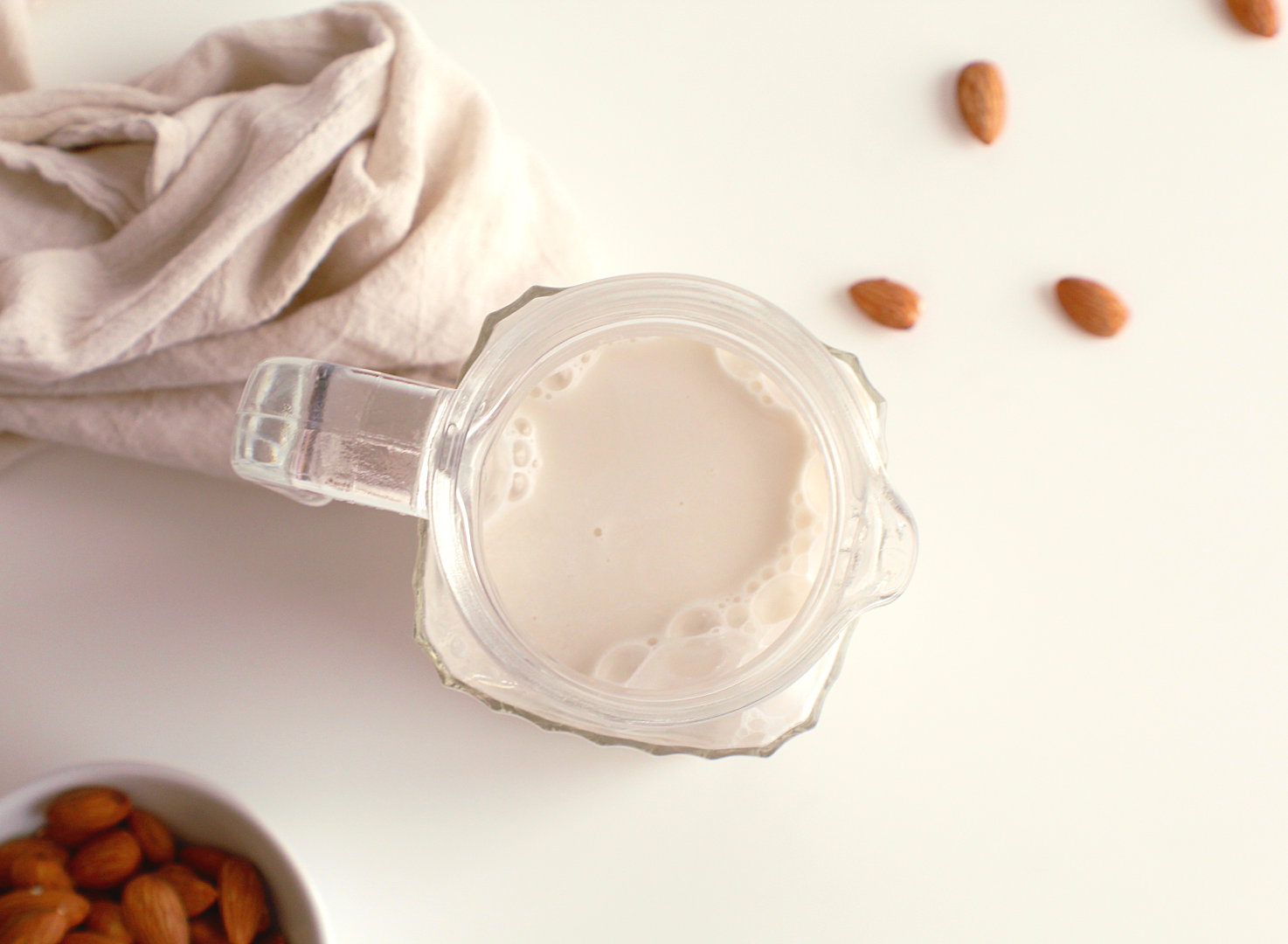 2 Ingredient Almond Milk