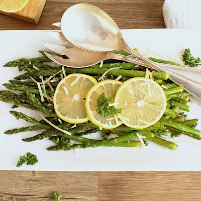 Lemon Parmesan Asparagus