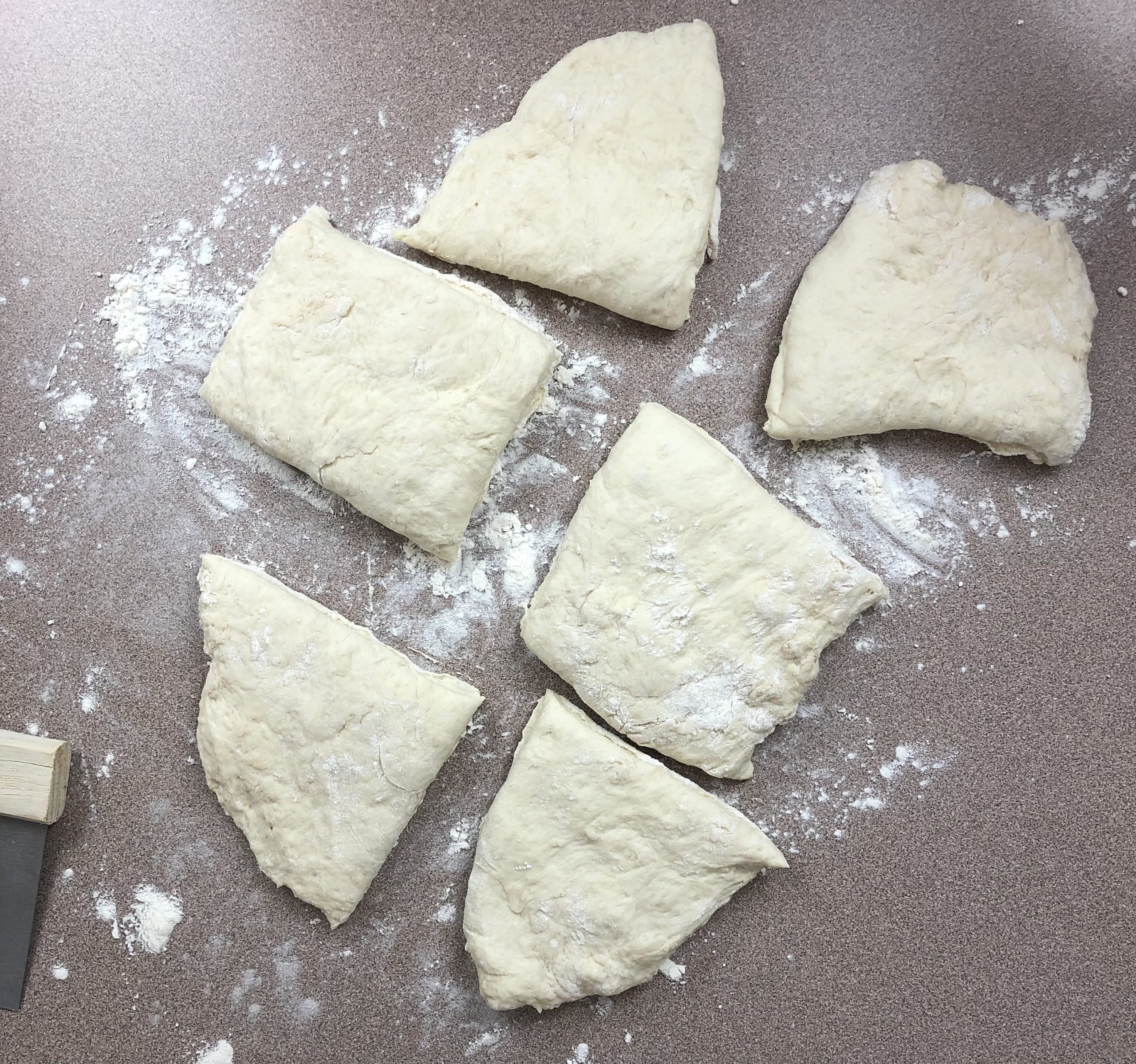 separated dough