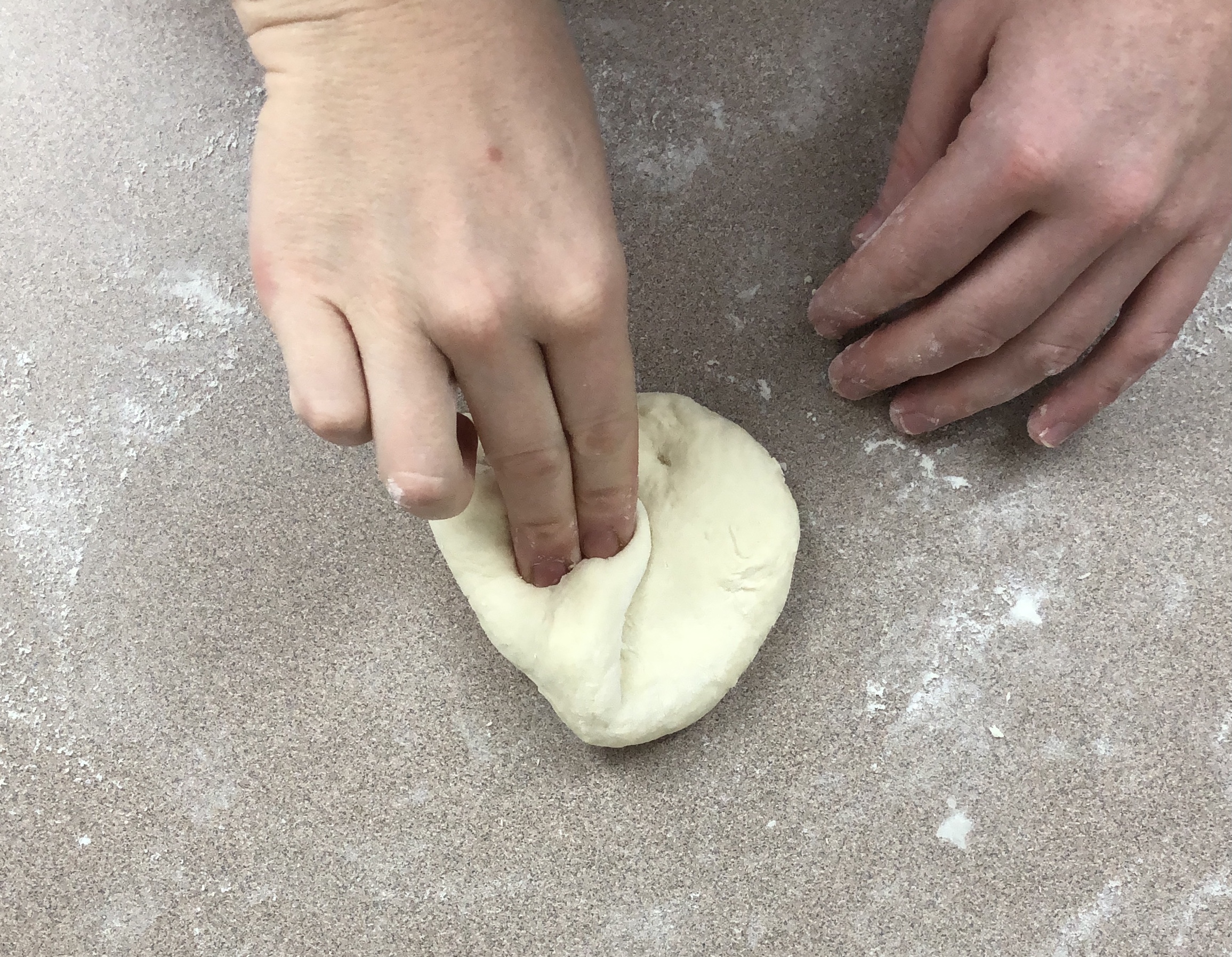 Shaping dough