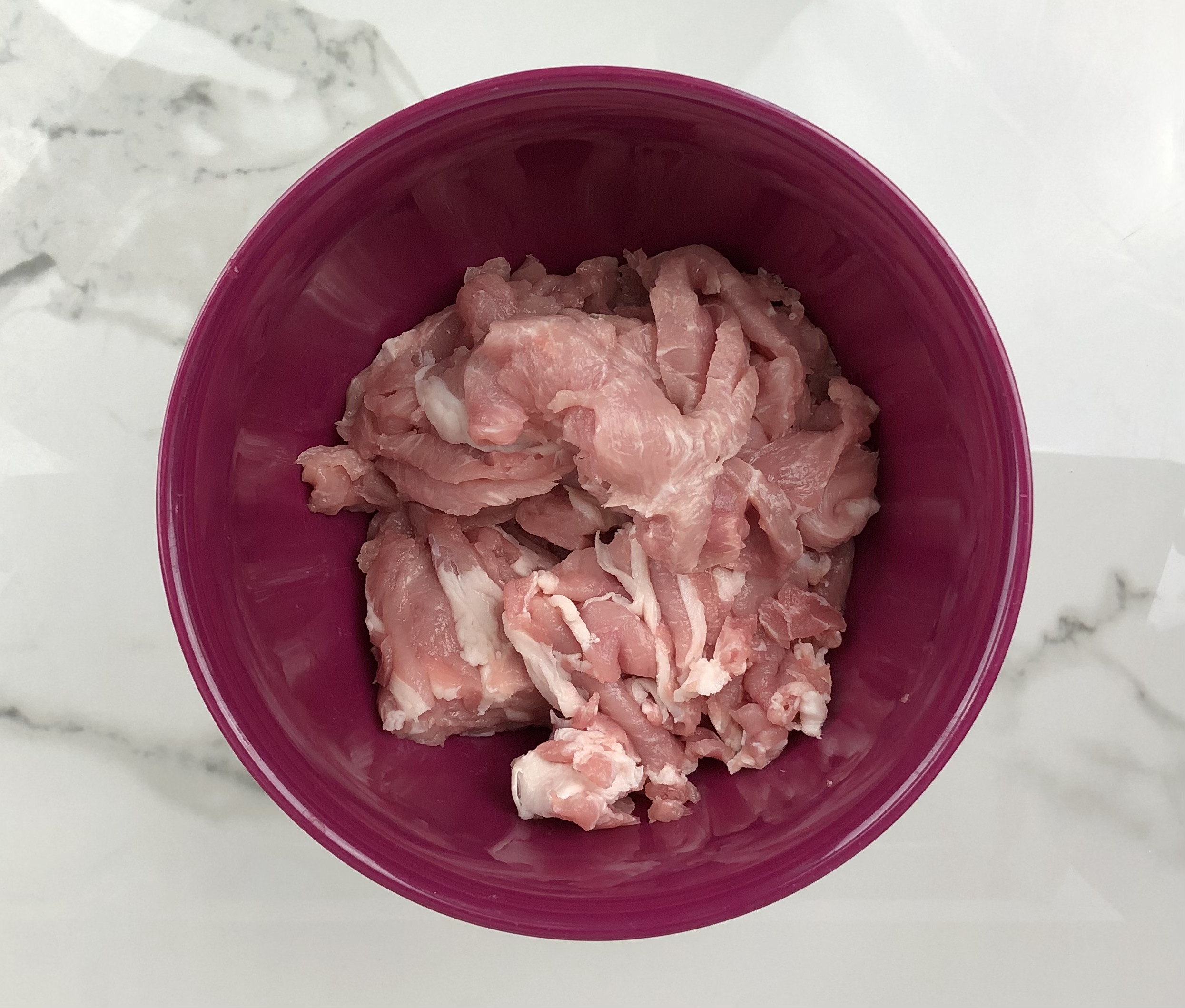 pork in a bowl