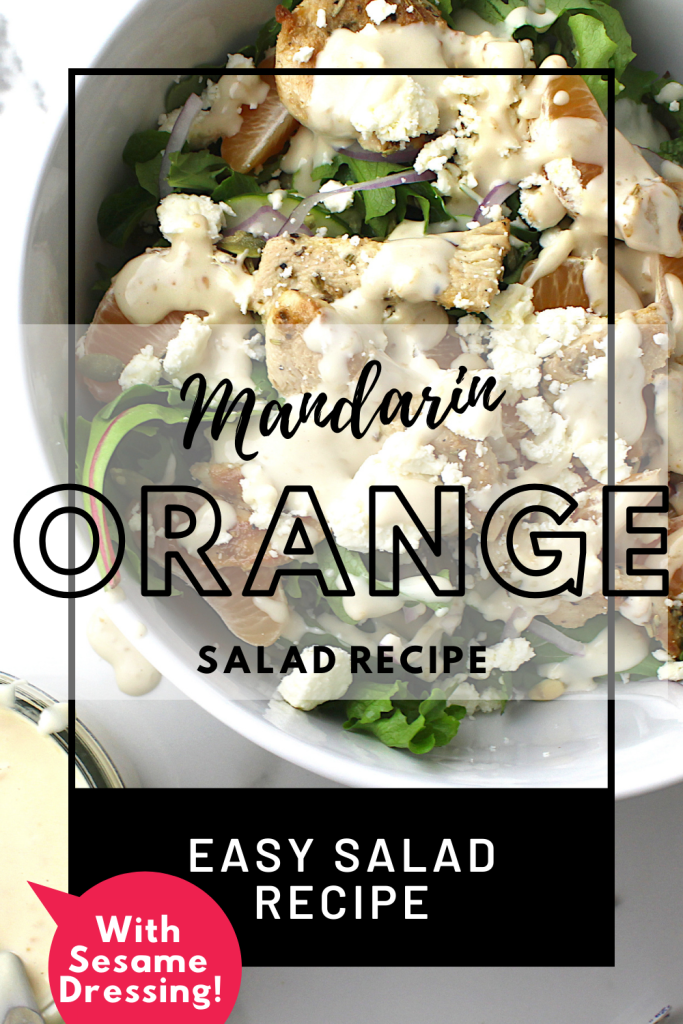 Mandarin Orange Salad & Sesame Dressing