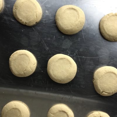 andes mint thumbprint cooked dough