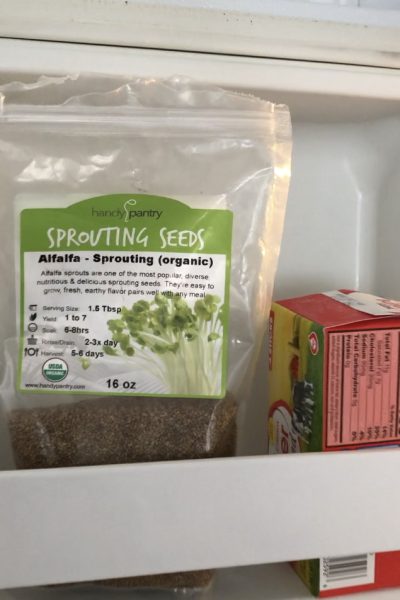 Storing Sprouts In freezer