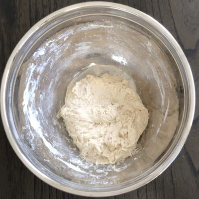 mixing dough