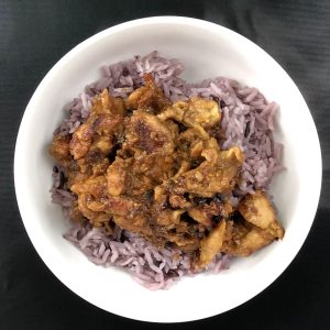 Halloween Bul Kogi - With Spooky Purple Rice