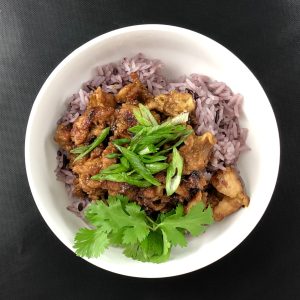 Halloween Bul Kogi - With Spooky Purple Rice